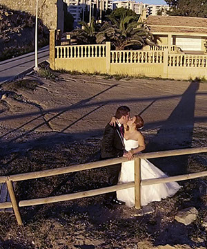 Fotografía boda drones
